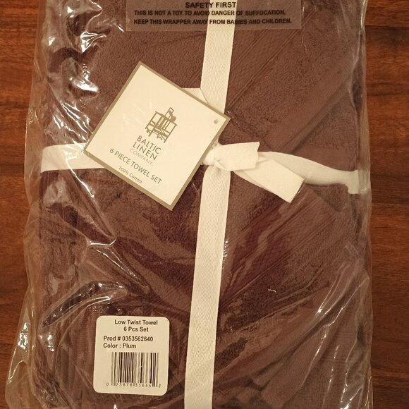 Baltic Linen 6 Piece Towel Set. New with Tag - Picture 1 of 3